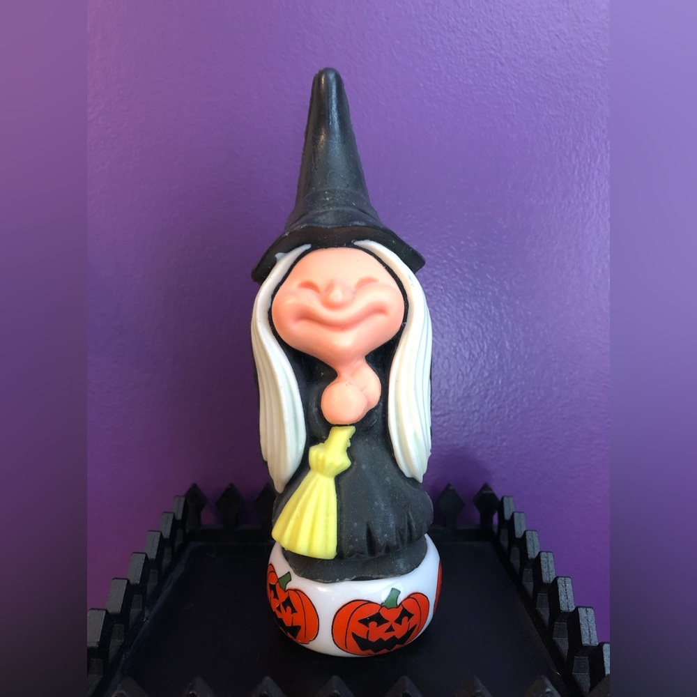 Vintage Halloween Wizard Air Freshener Witch (B)
